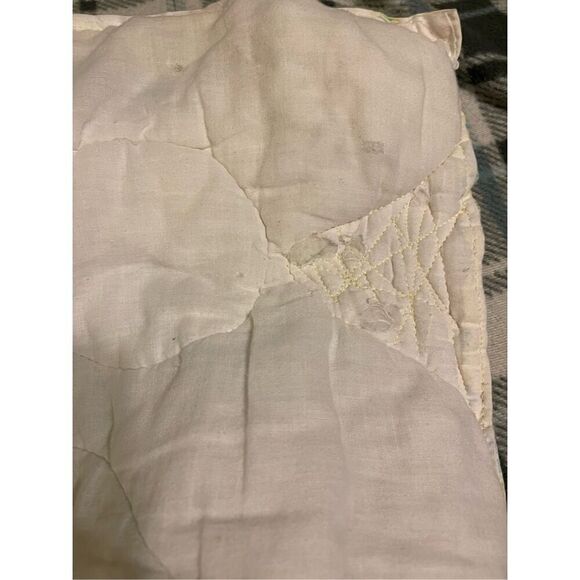 Vintage Baby Blanket The Kendall Co. 1979 Yogi Bear Pebbles Bam Bam Hanna Barber - Picture 16 of 16